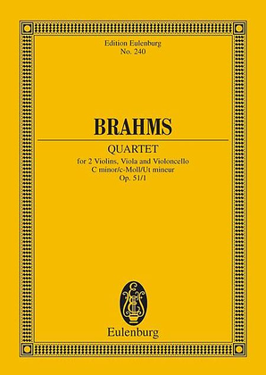 Book cover for String Quartet in C minor, Op. 51/1