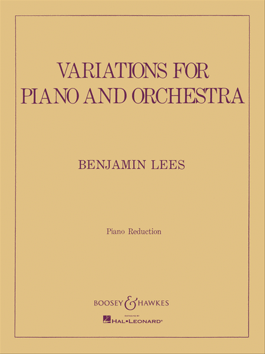 Variations for Piano and Orchestra