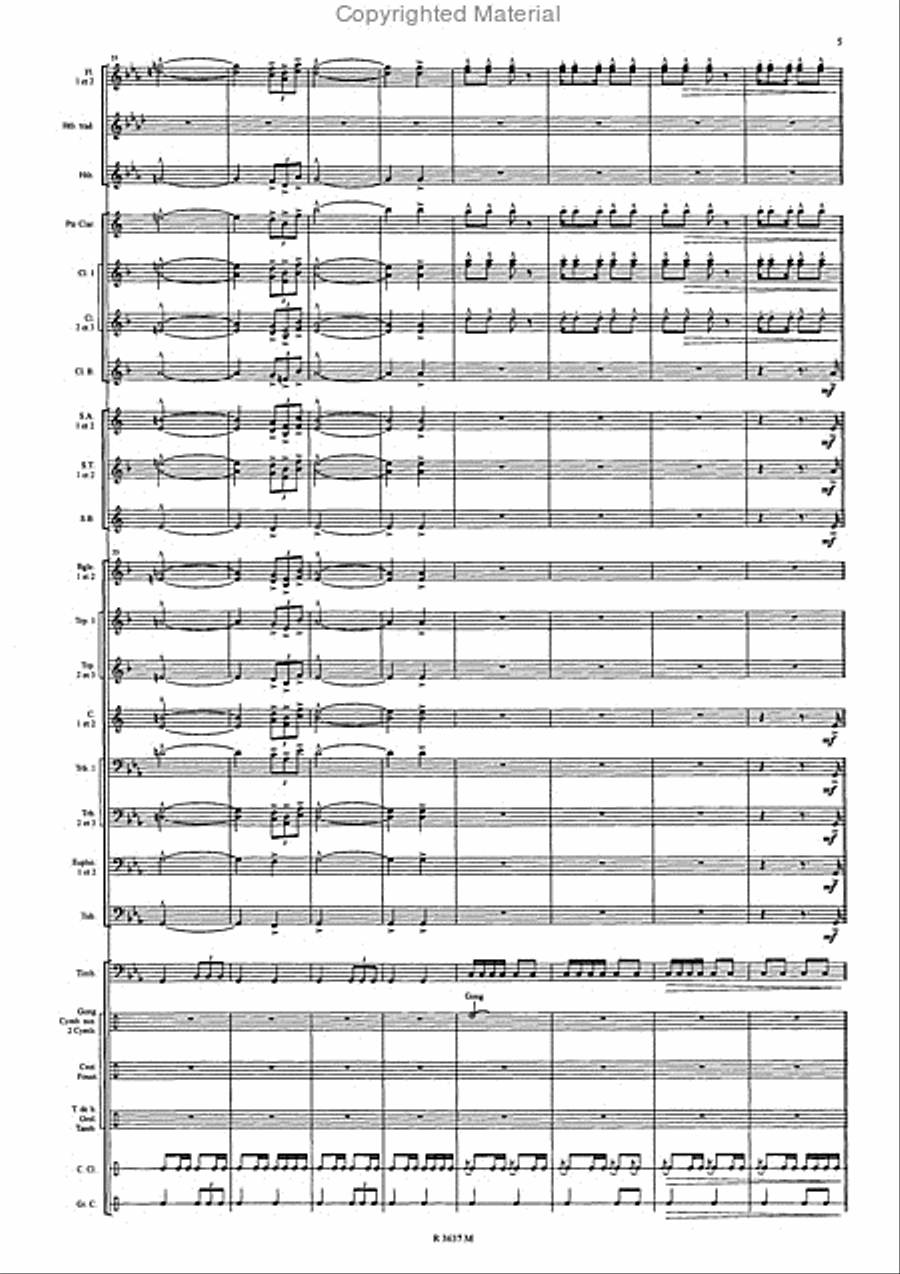 Ambaixadora Contrabandistas Concert Band scores gallery preview page 6