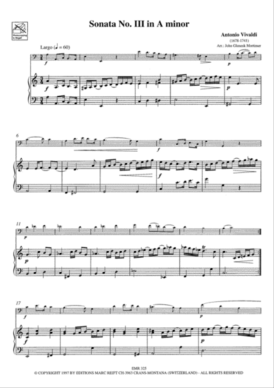 Sonata No. 3 Tuba scores gallery preview page 3