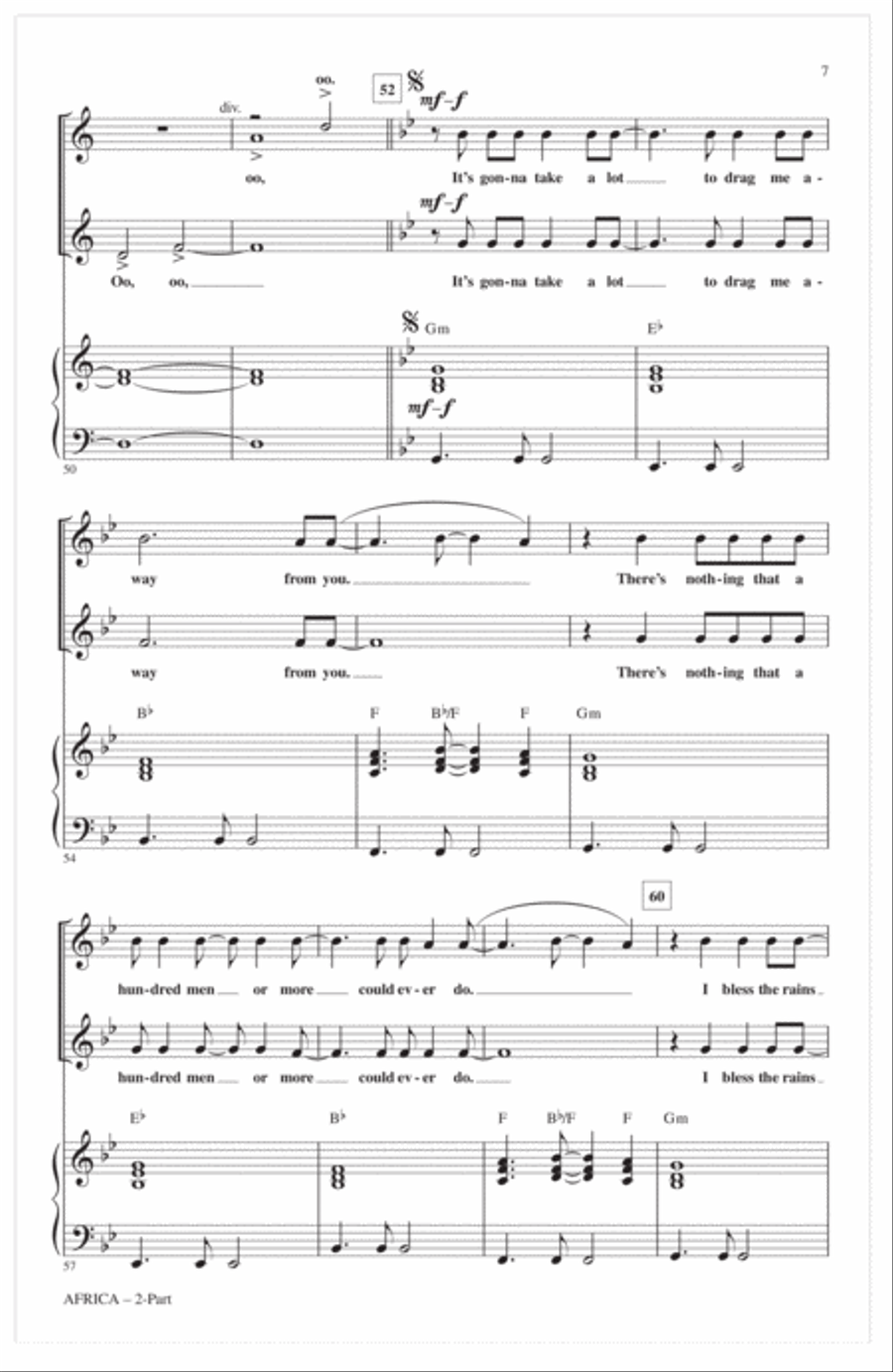 Africa (arr. Roger Emerson) 2-Part scores gallery preview page 5