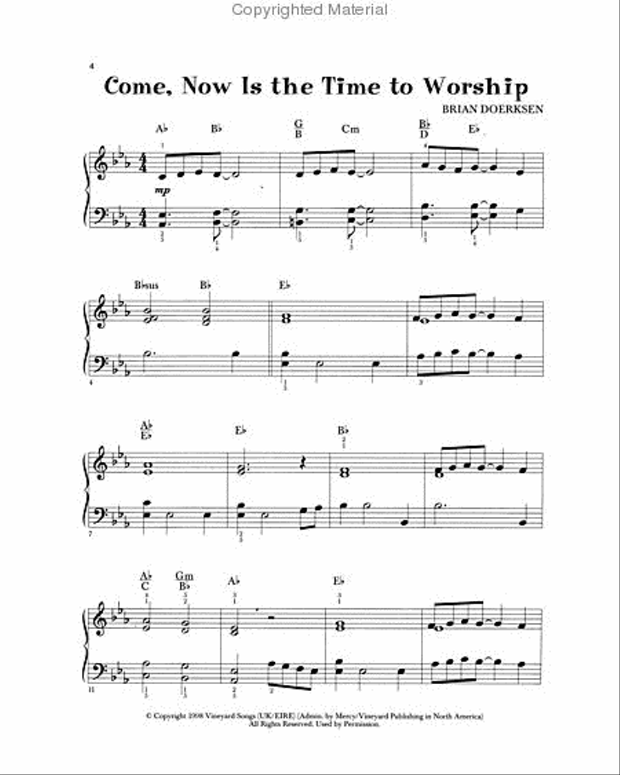 Music in Me - Praise & Worship Level 4: Solos to Play