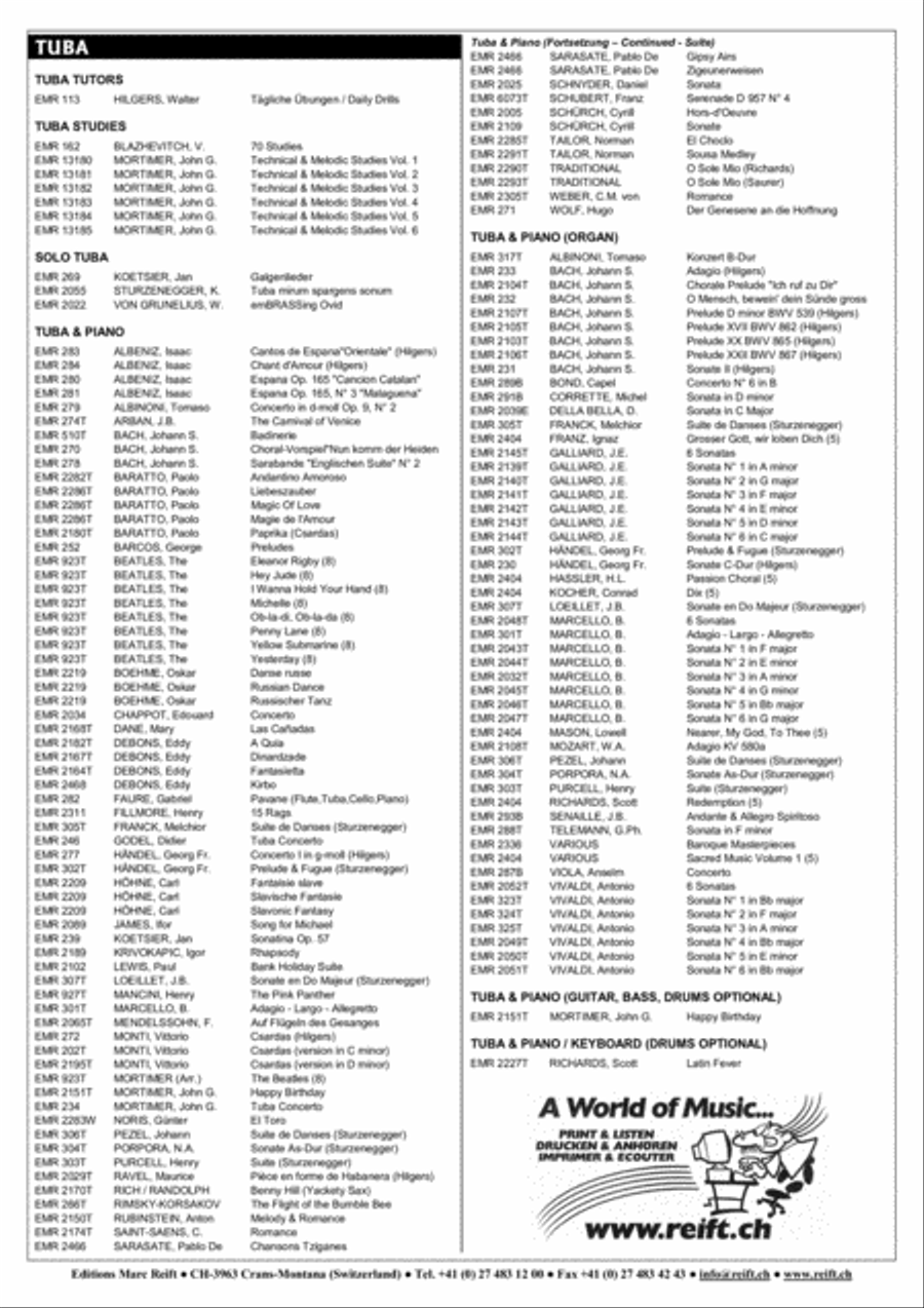 Greatest Hits Volume 5 Tuba scores gallery preview page 8