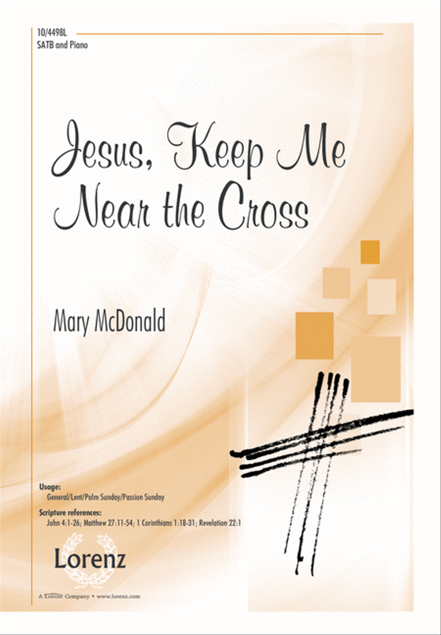Jesus, Keep Me Near the Cross 4-Part scores gallery preview page 2