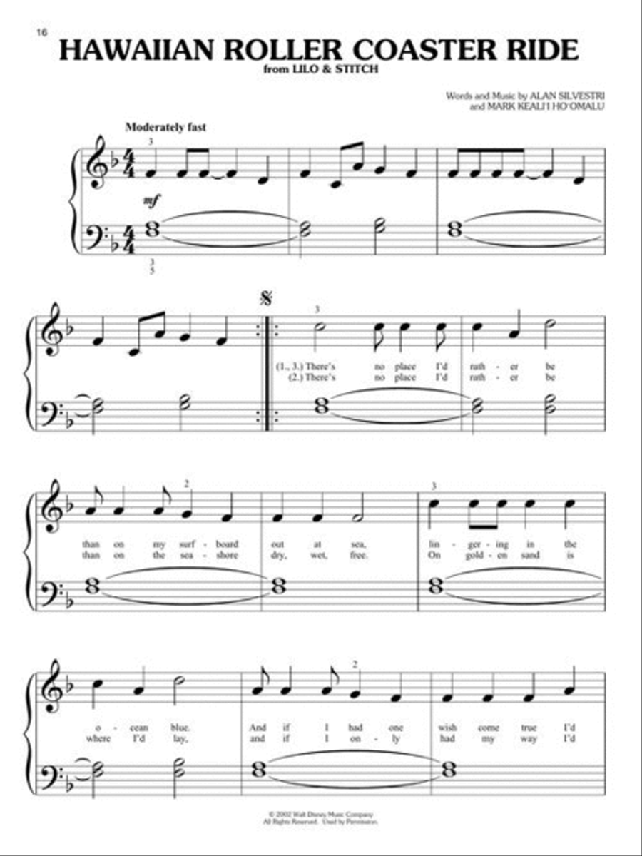 Disney Heroes and Sheroes for Big-Note Piano Easy Piano scores gallery preview page 6