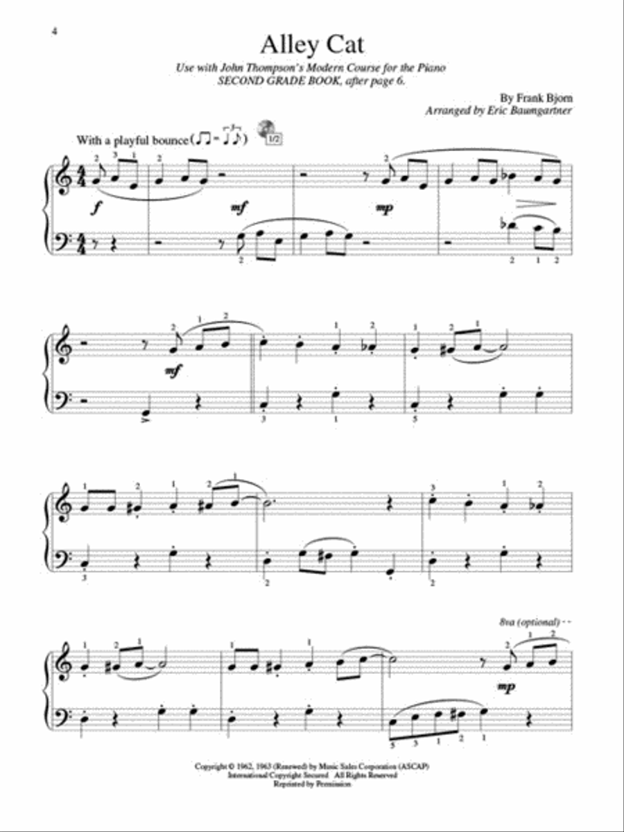Popular Piano Solos – Grade 2 – Book/Audio Piano Solo scores gallery preview page 3