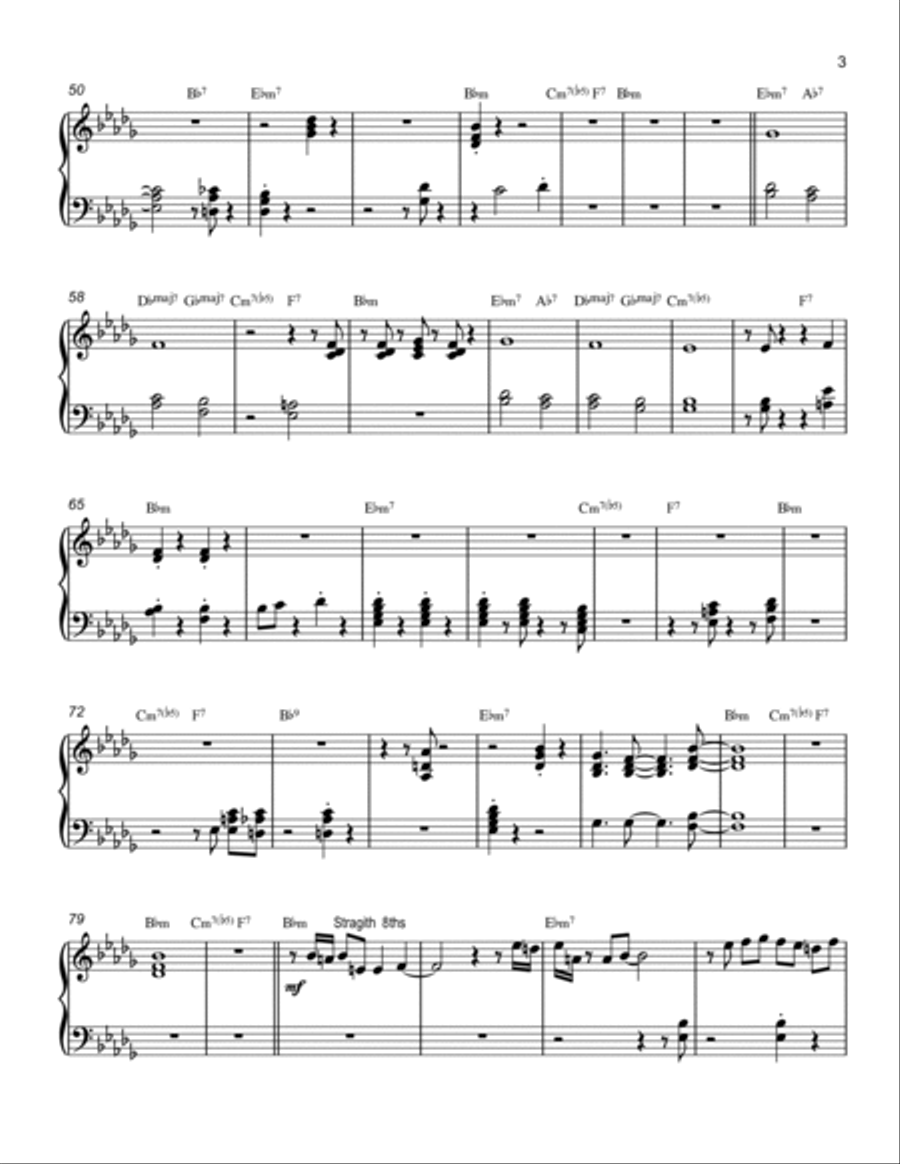 Besame Mucho Besame Mucho Piano Solo scores gallery preview page 3
