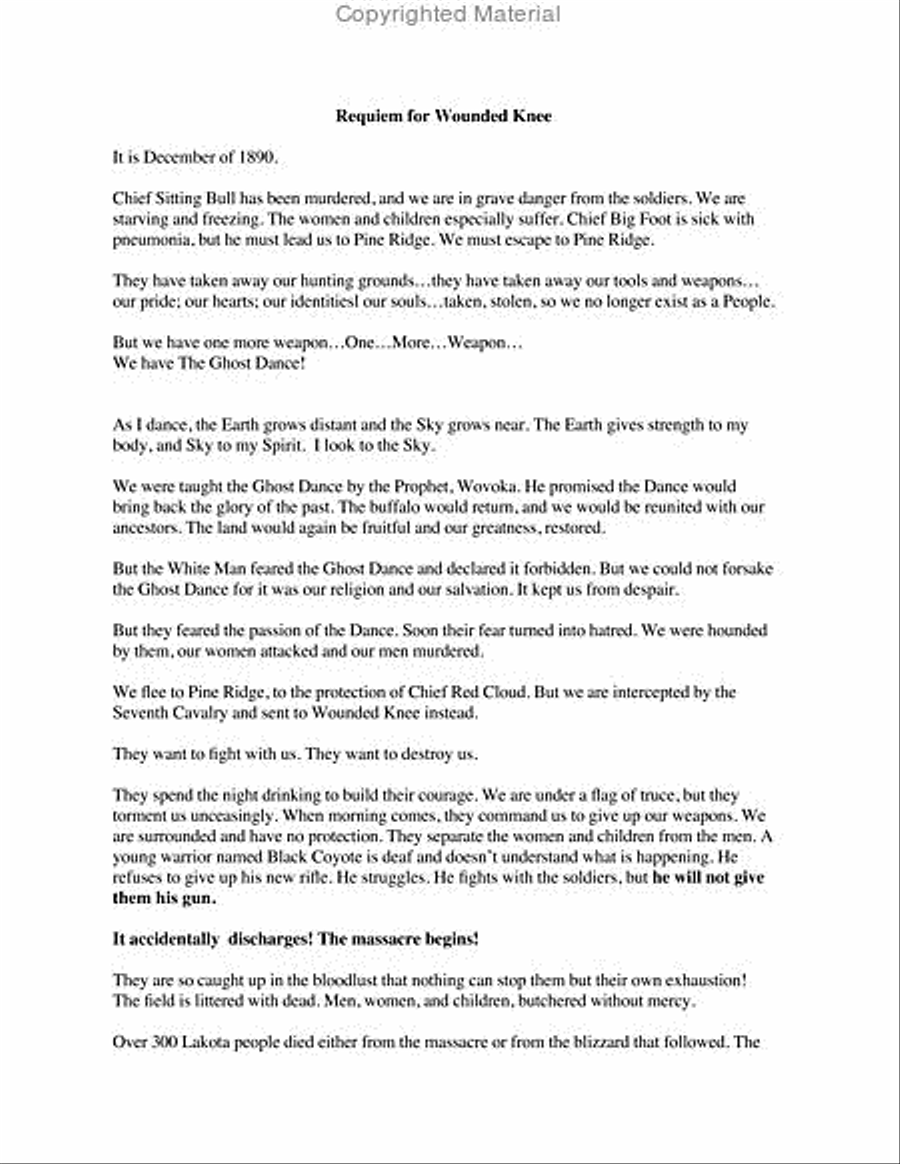 Requiem for Wounded Knee Requiem for Wounded Knee Tuba scores gallery preview page 4