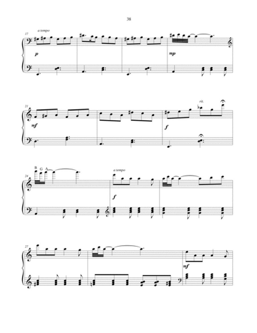 Tarantella - moderately advanced piano solo image number null
