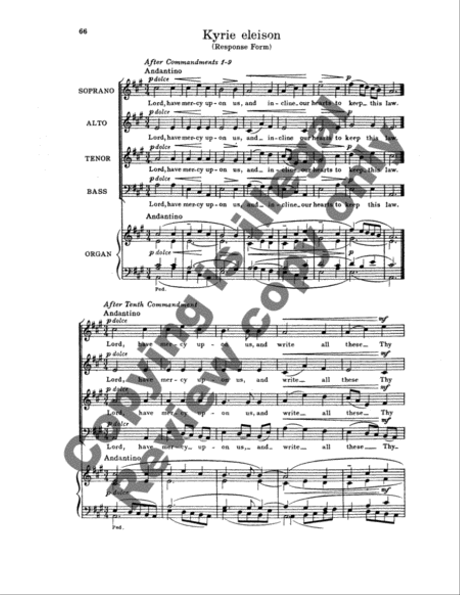 Communion Service (in A Major) STB scores gallery preview page 11