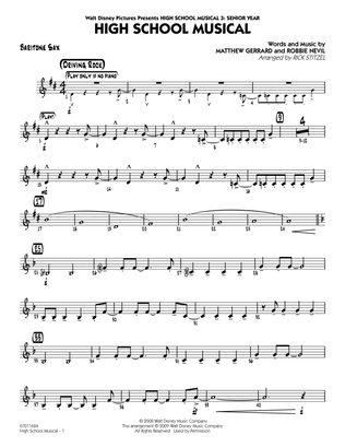 High School Musical (from "High School Musical 3: Senior Year") - Baritone Sax