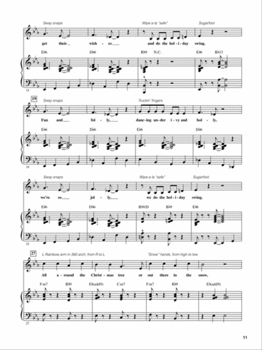 Holly Jolly Jukebox Choir scores gallery preview page 5