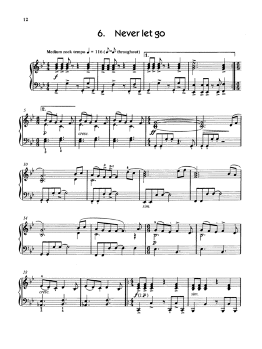 Jazzin' About for Piano / Keyboard Piano Solo scores gallery preview page 2