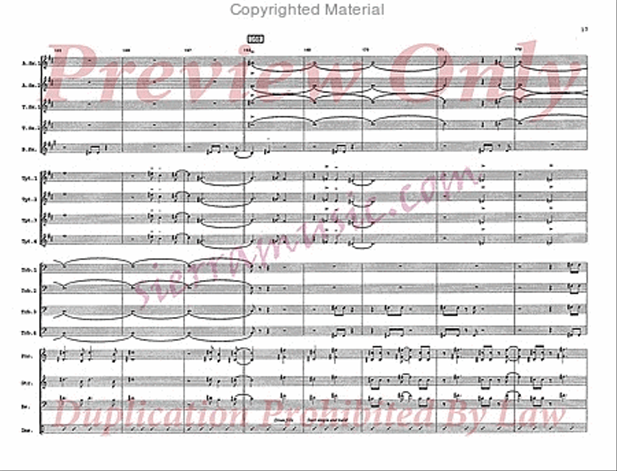 St. Thomas Big Band scores gallery preview page 18