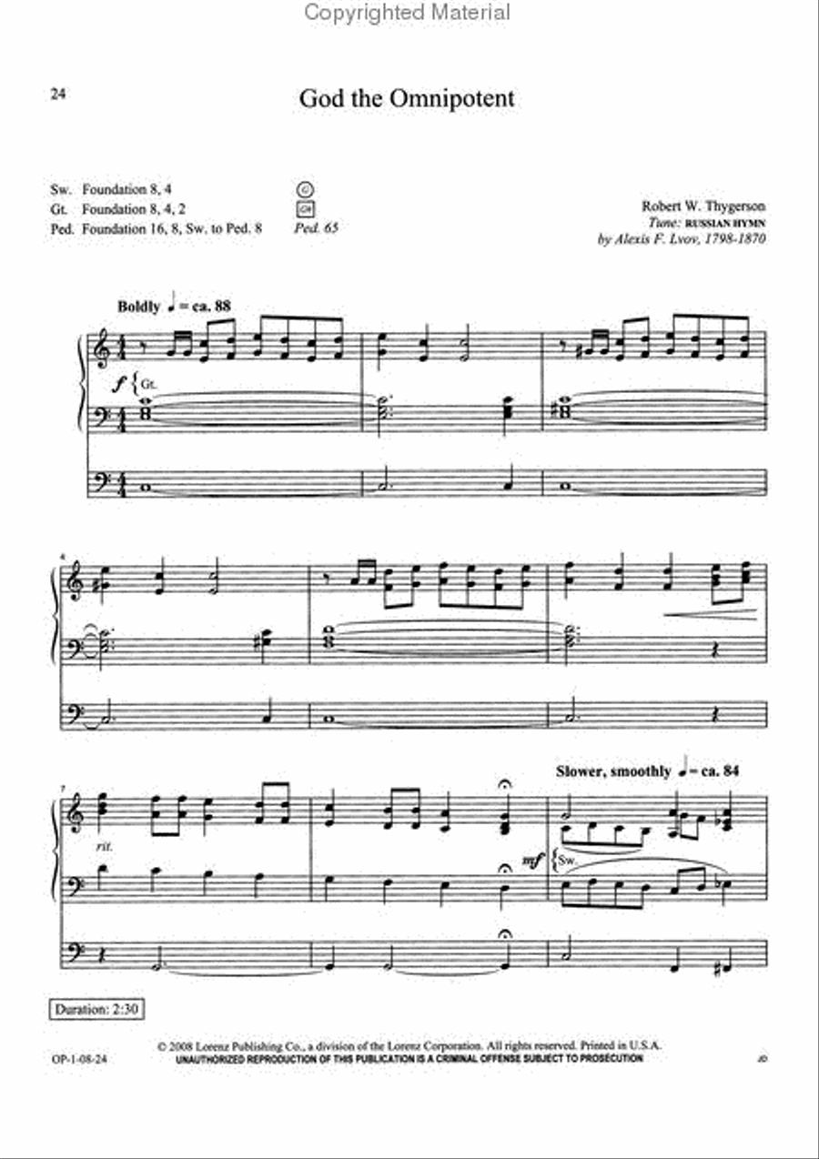 <br>Sheet music extract