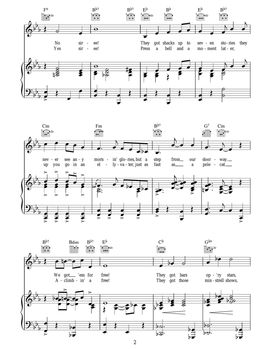 Just Blew In From The Windy City Guitar scores gallery preview page 2