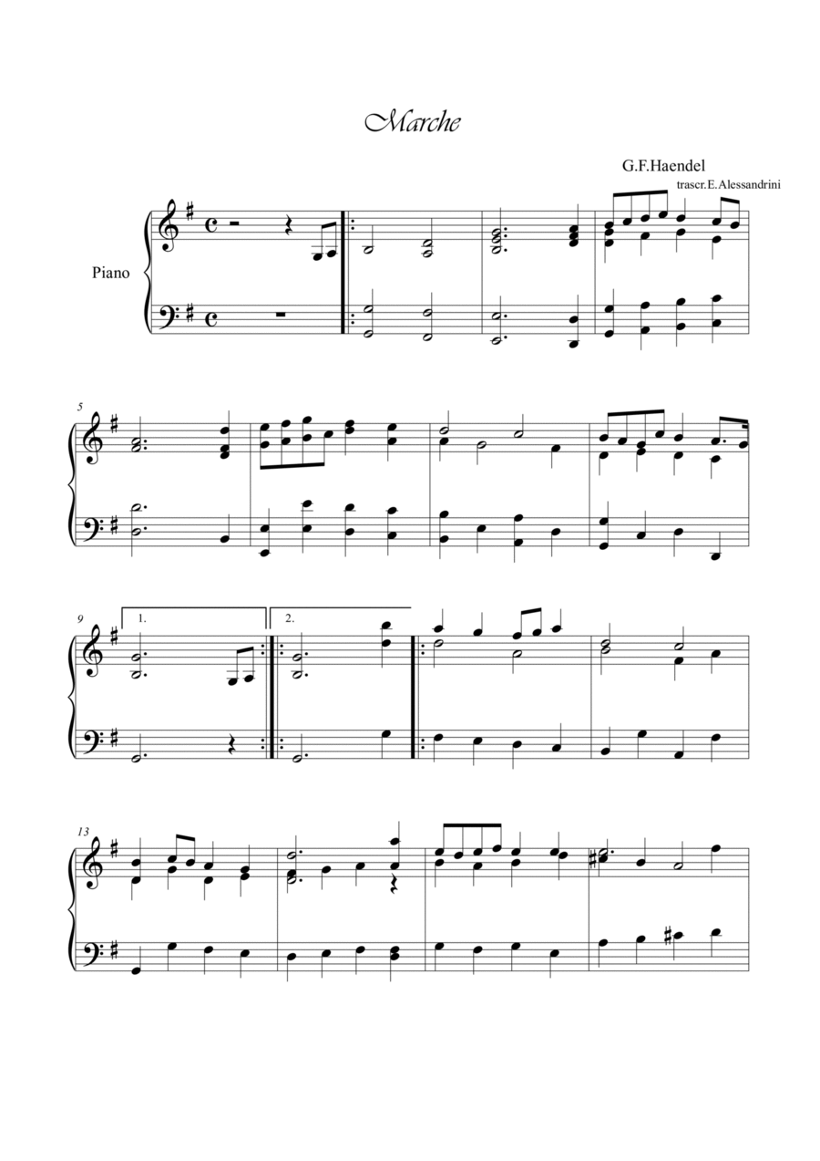 Marche Marche Piano Method scores gallery preview page 1