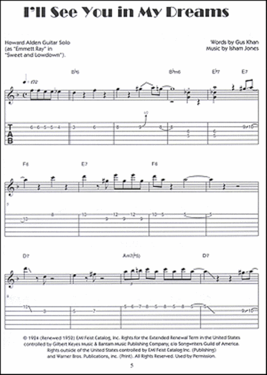 Sweet and Lowdown Guitar scores gallery preview page 4