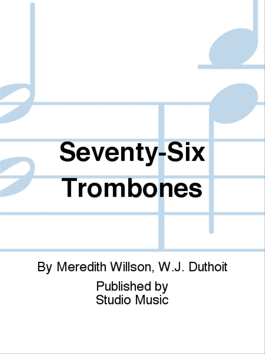 Seventy-Six Trombones Brass Band scores gallery preview page 1