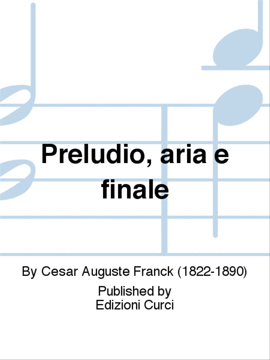 Preludio, aria e finale Voice Solo scores gallery preview page 1