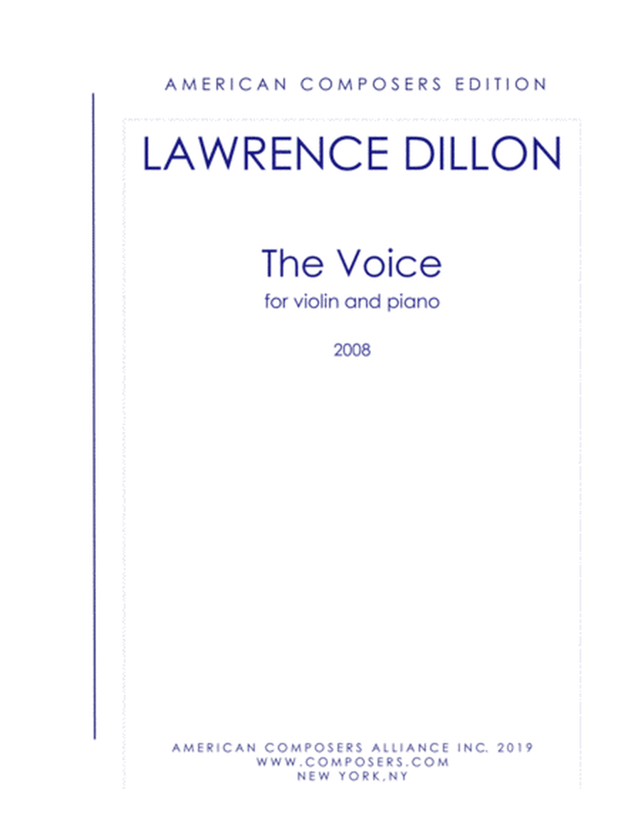 [Dillon] The Voice