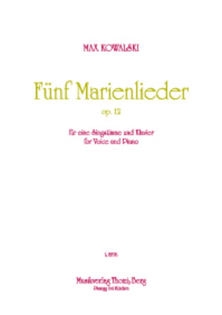 Funf Marienlieder