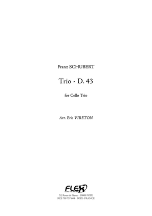 Book cover for Trio, D. 43