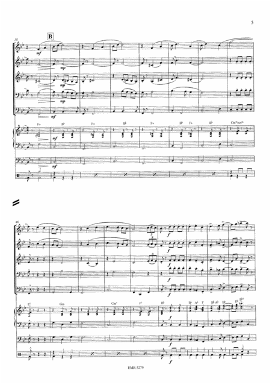 West Side Story Brass Ensemble scores gallery preview page 5