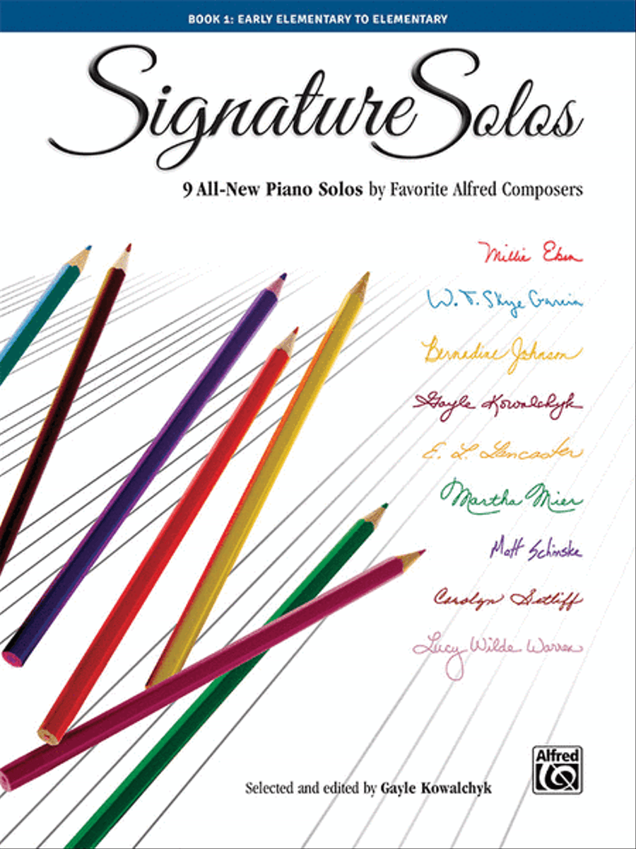 Signature Solos, Book 1 Easy Piano scores gallery preview page 1