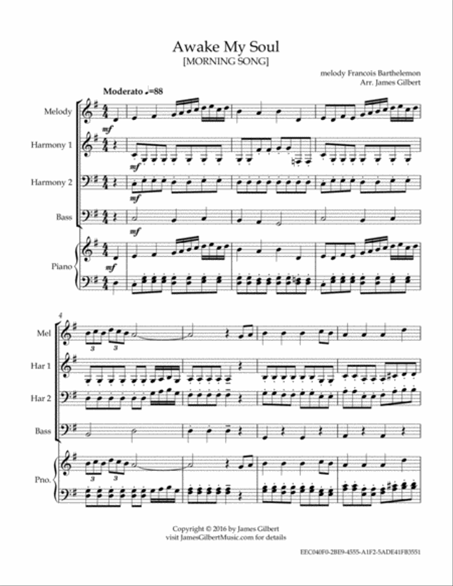 Awake My Soul (Any Size Church Orchestra Series) Large Ensemble scores gallery preview page 3