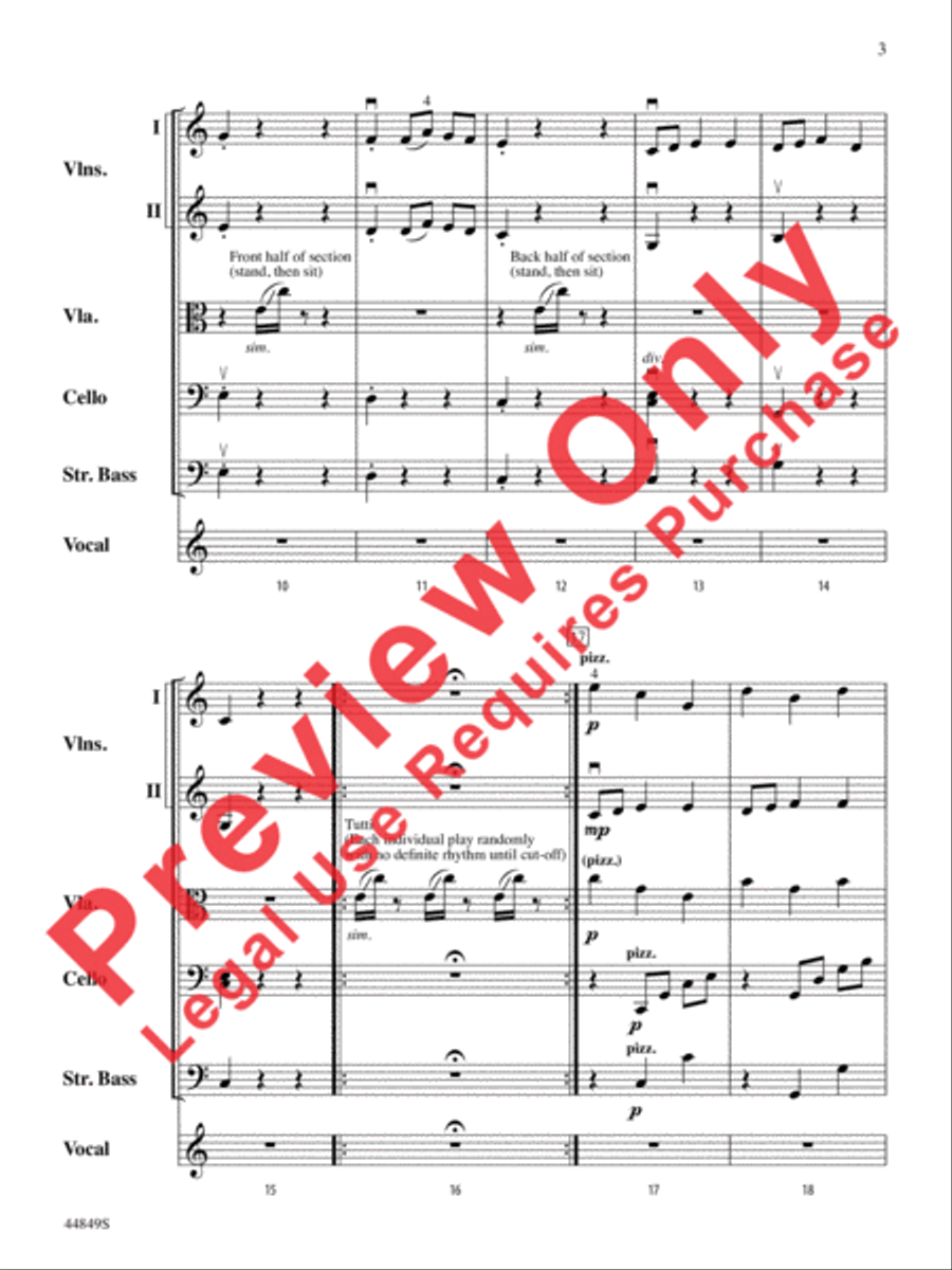 The Sound of a Sound The Sound of a Sound String Orchestra scores gallery preview page 23
