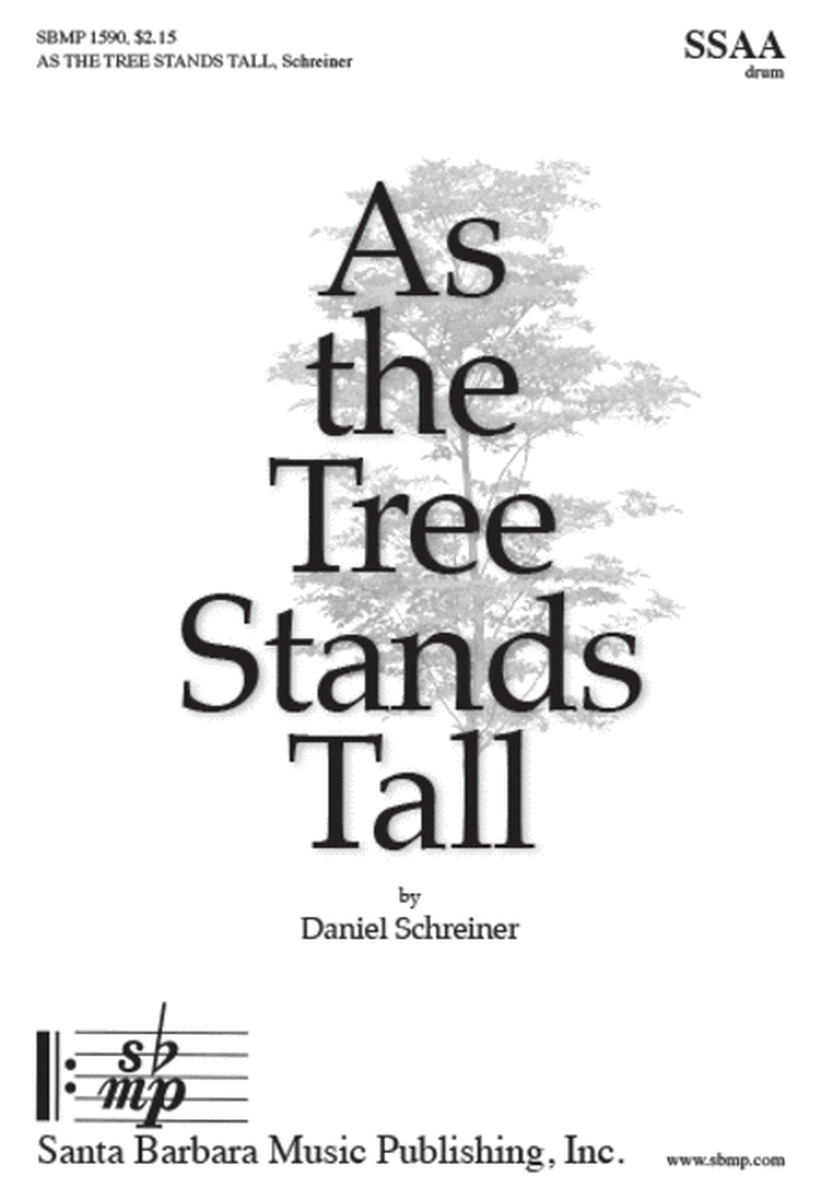 As the Tree Stands Tall - SSAA octavo image number null