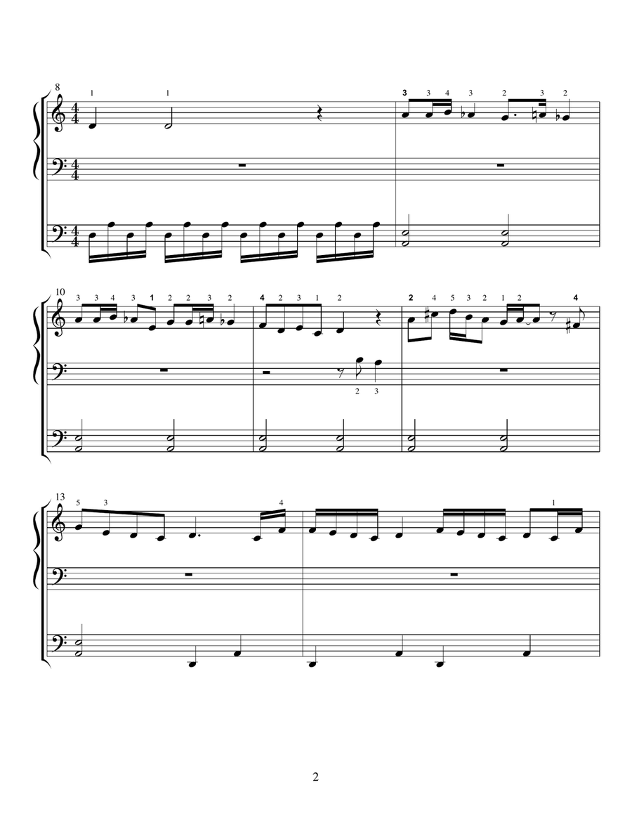 Frozen Heart 2 Pianos, 4-Hands scores gallery preview page 2