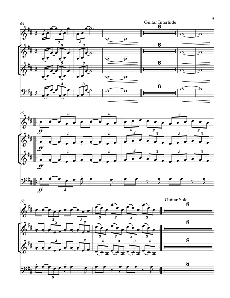 Reeling In The Years Small Ensemble scores gallery preview page 3