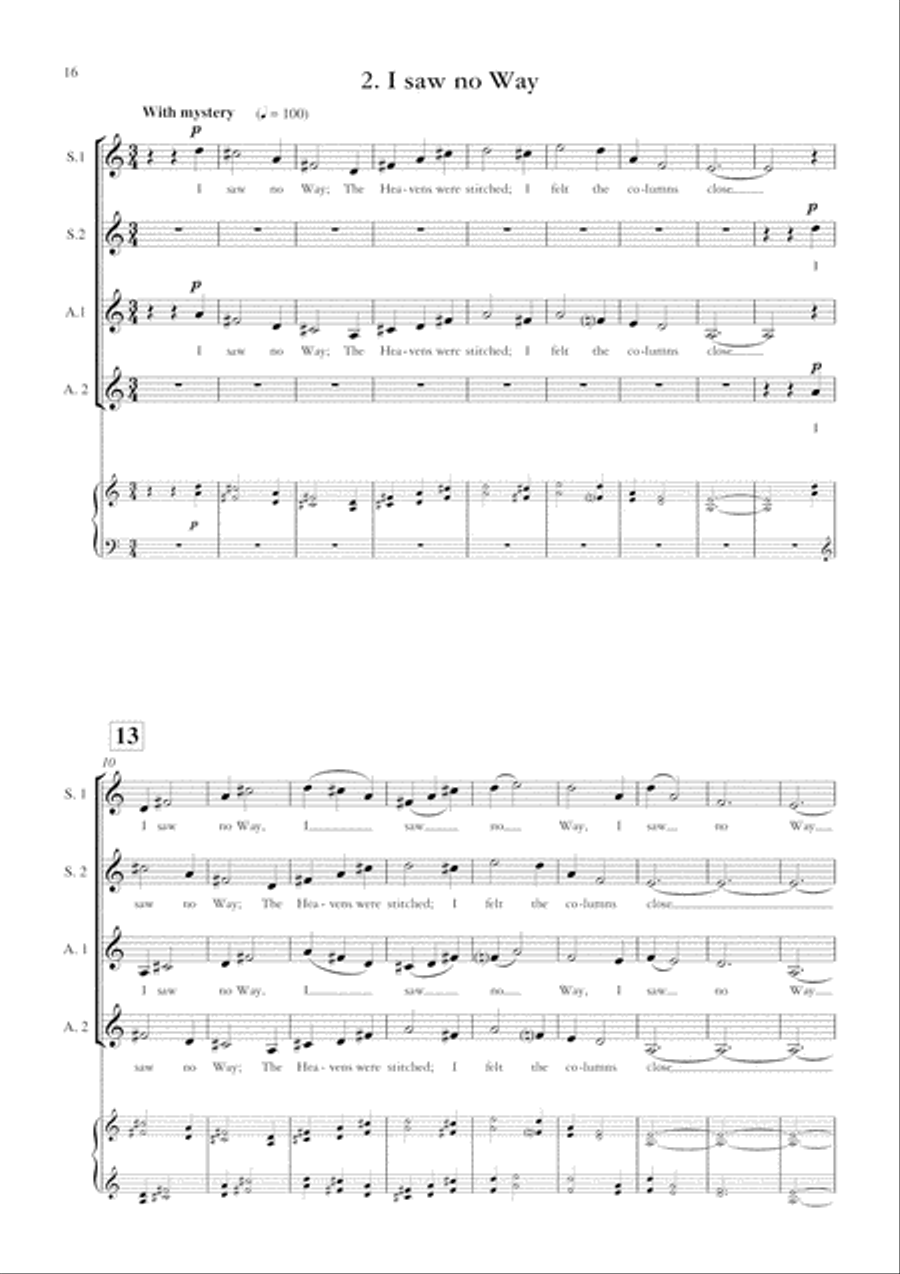 It Sounded as if the Streets Were Running SSAA scores gallery preview page 5