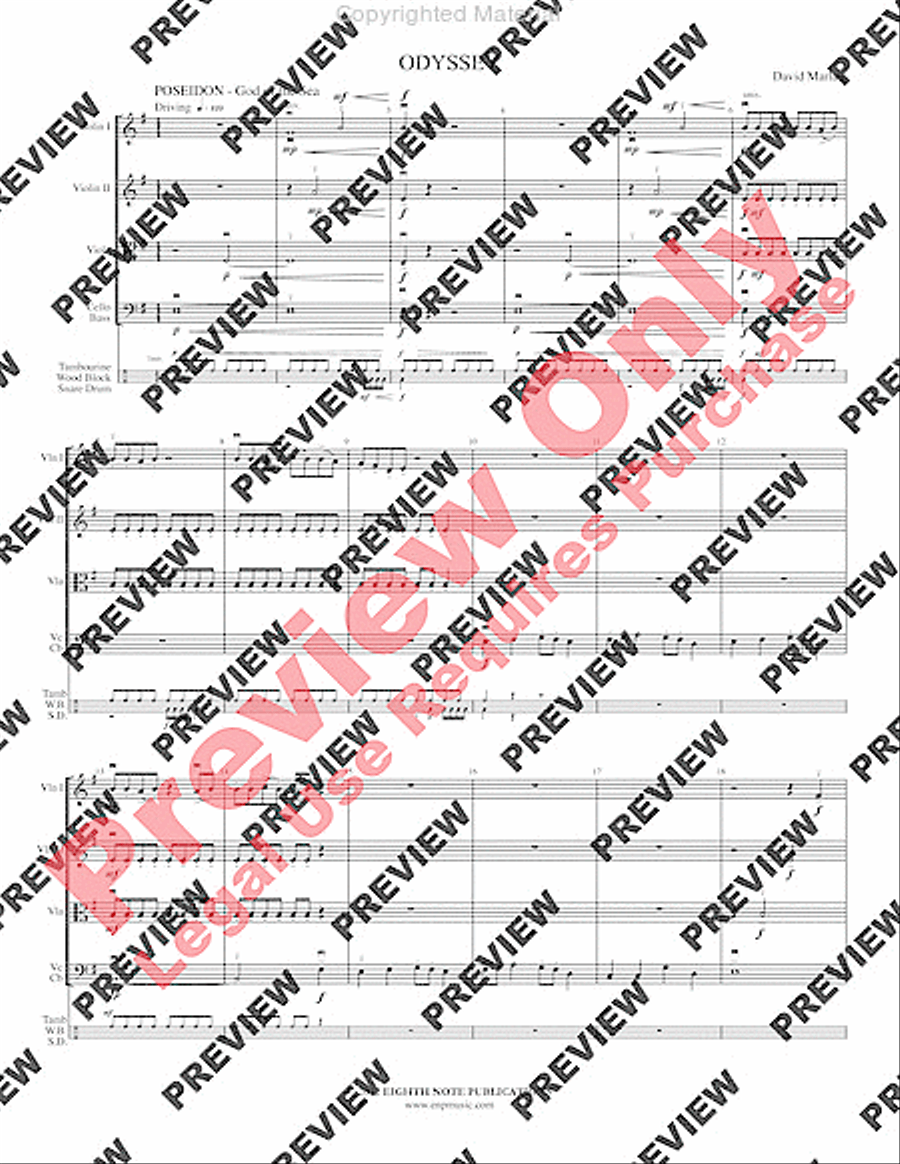 Odyssey Odyssey String Orchestra scores gallery preview page 4