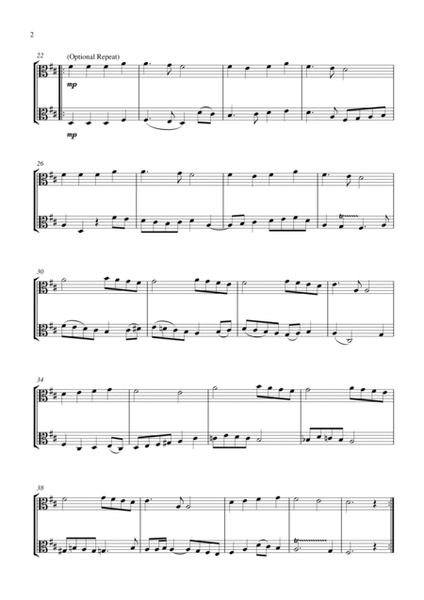 Angels We Have Heard On High (for viola duet, suitable for grades 2-5) image number null