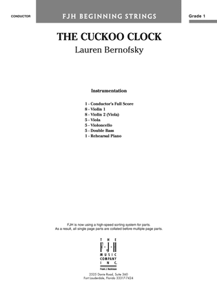 The Cuckoo Clock: Score