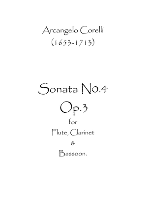 Book cover for Sonata No.4 Op.3