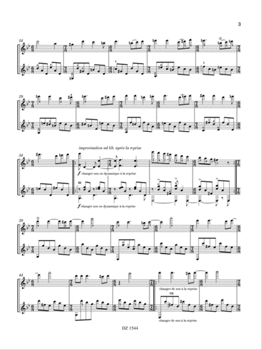 Au bout de la nuit Au bout de la nuit Classical Guitar scores gallery preview page 3