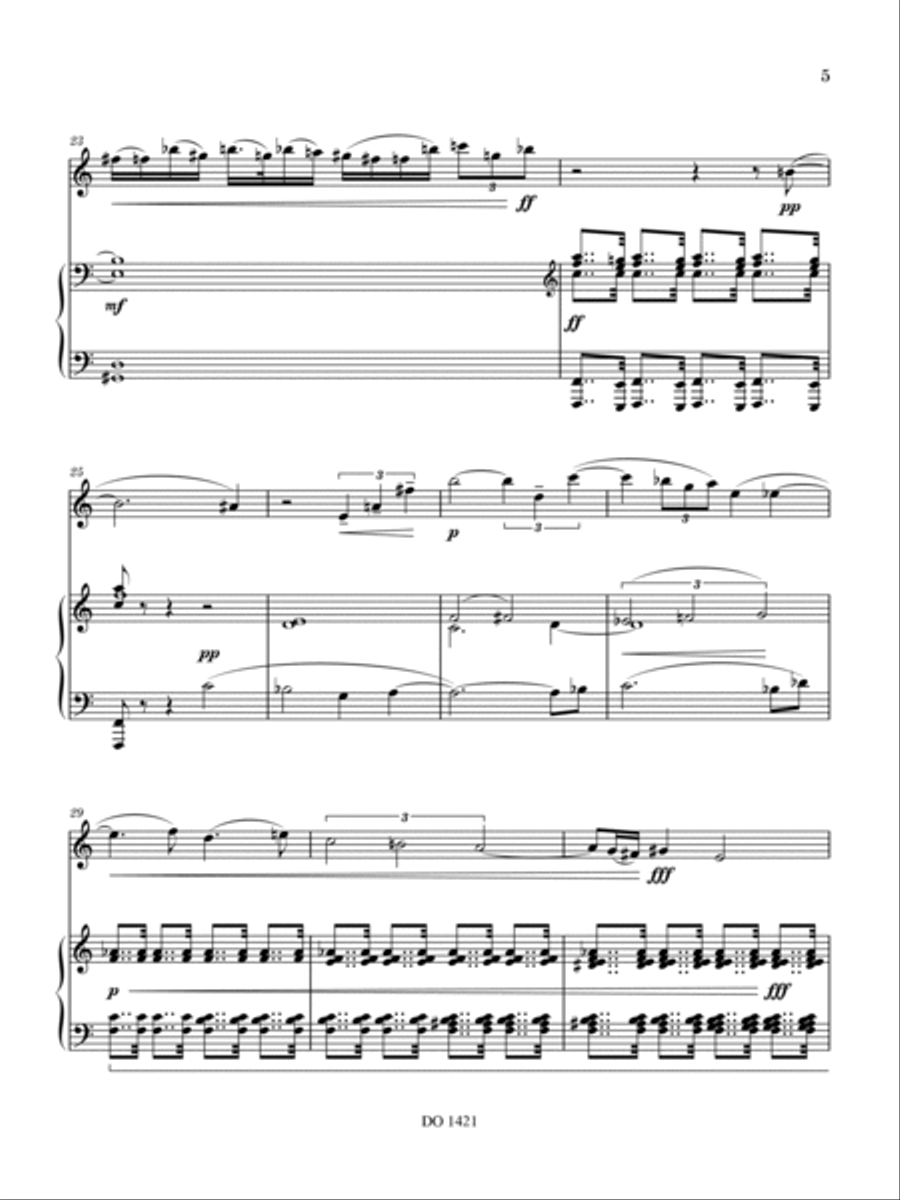 La disperazione degli angeli Clarinet Solo scores gallery preview page 6