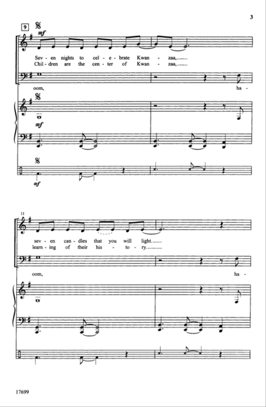 Celebrate Kwanzaa Choir scores gallery preview page 2