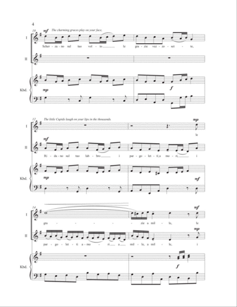 Scherzano Sul Tuo Volto 2-Part scores gallery preview page 3