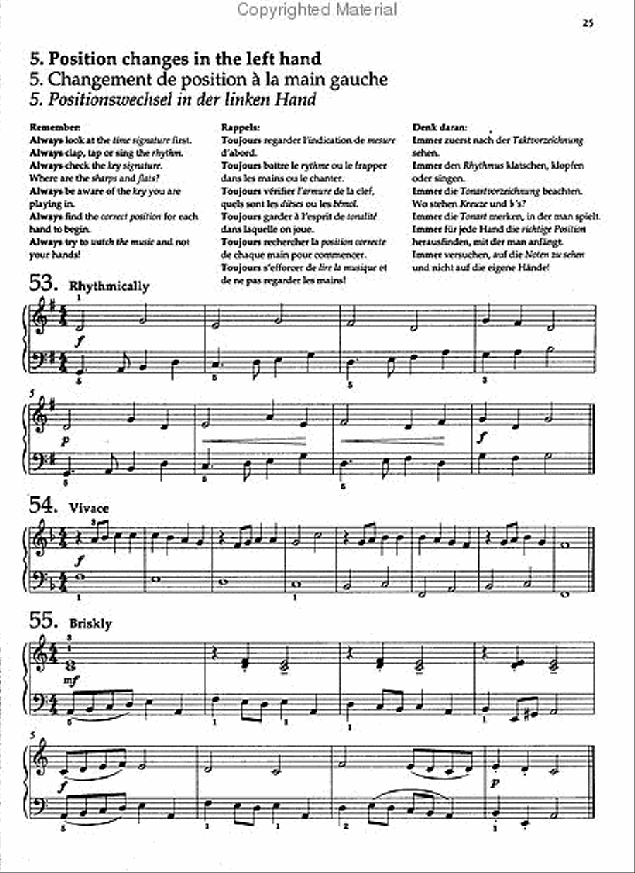 Piano Sight-Reading, Vol. 2 Piano Solo scores gallery preview page 4