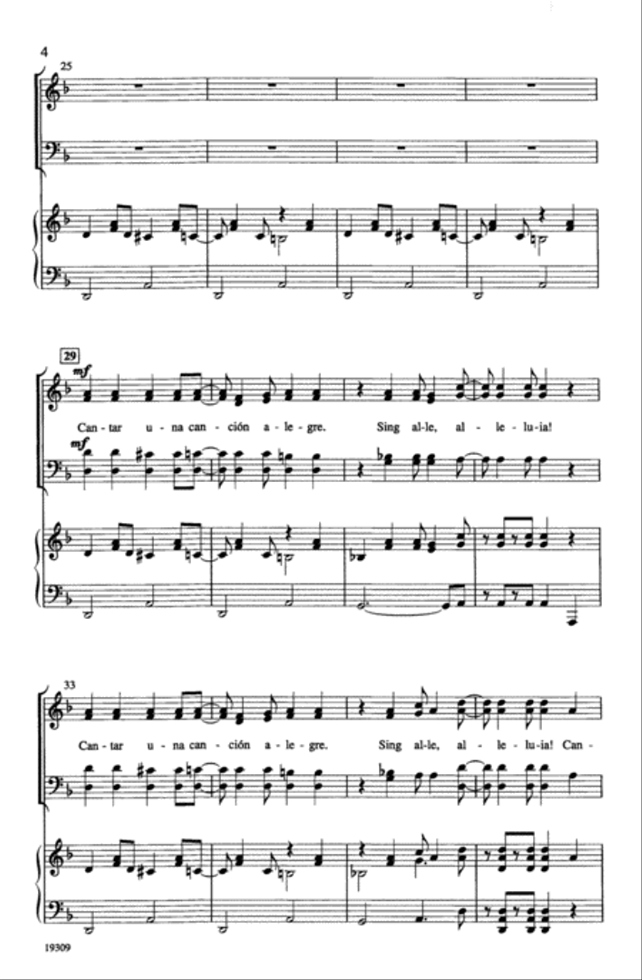 ¡Cantar! (Sing!) ¡Cantar! (Sing!) Choir scores gallery preview page 3