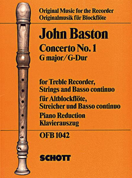 Concerto No. 1 in G Major
