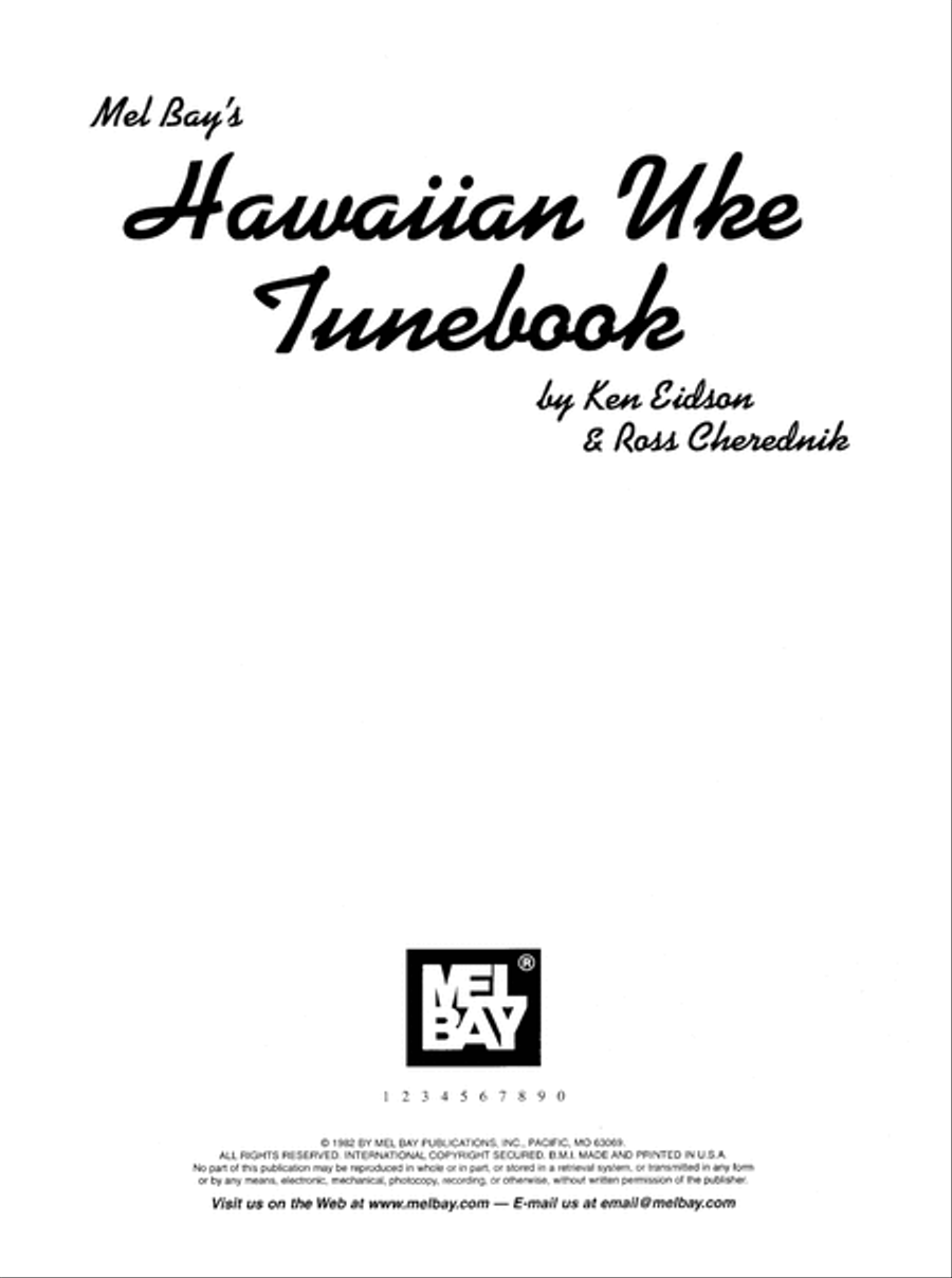 Hawaiian Uke Tunebook Hawaiian Uke Tunebook Voice scores gallery preview page 2