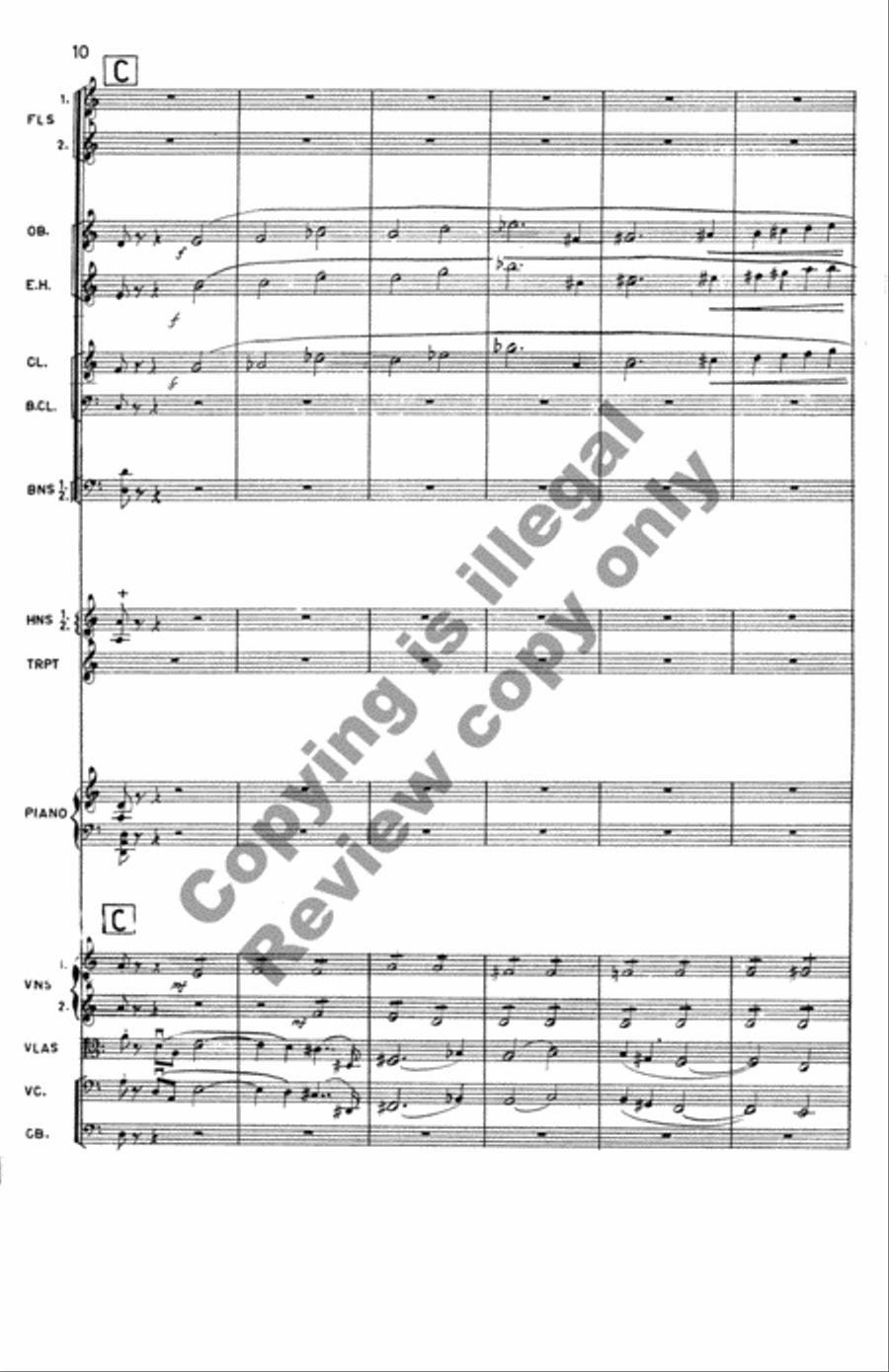 Symphony No. 3 Chamber Orchestra scores gallery preview page 7