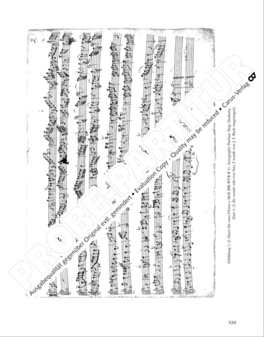 Gesamtausgabe Band 3 (Kammermusik: Duette, Solo- und Triosonaten) Score scores gallery preview page 14