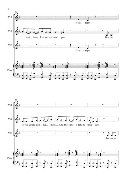 Get Ready The Tempations 3-Part Easy Vocal Score image number null
